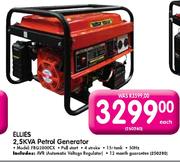 Ellies 2.5KVA Petrol Generator (FBG2800CX)-Each