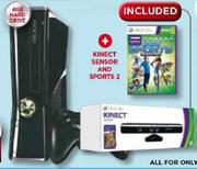 XBox 360 Kinect Sports 2 Bundle-4GB Hard Drive