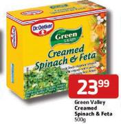 Green Valley Creamed Spinach & Feta-500g