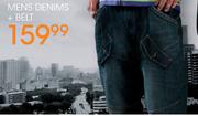 Mens Denims+Belt