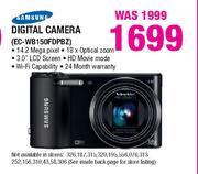 Samsung Digital Camera (EC-WB150FDPBZ)