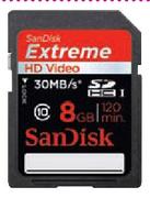 Sandisk Extreme SDHC 16GB-Each