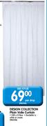 Design Collection Plain Voile Curtain-Per Drop