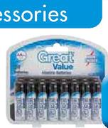 Great Value AAA Alkaline Batteries-Per 12's pack