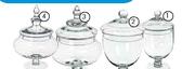 Classic Footed Glass Jar-1600ml