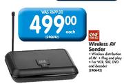 One For all Wireless AV Sender Each