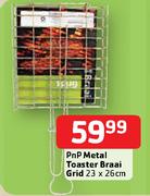 Pnp Metal Toaster Braai Grid-23x26cm