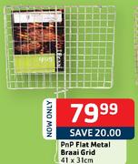 Pnp Flat Metal Braai Grid-41x31cm