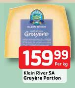 Klein River SA Gruyere Portion-Per Kg