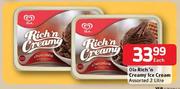 Ola Rich'n Creamy Ice Cream Assorted-2L Each