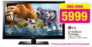 LG 42" 3D FHD LED TV(42LM3400)