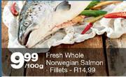 Fresh Whole Norwegian Fillets-Per 100g