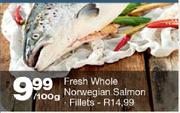 Fresh Whole Norwegian Salmon-Per 100g