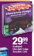 Iceland Chocolate Fudge Sensation Cake-450g