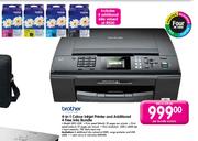 4-In-1 Colour Inkjet Printer And Additional 4 Free Inks Bundle-Per Bundle