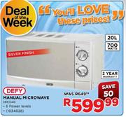 Defy Manual Microwave-20L