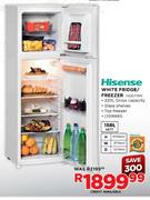 Hisense White Fridge/Freezer-220L