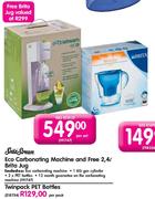 Soda Stream Eco Carbonating Machine And Free 2.4L Brita Jug-Per Set