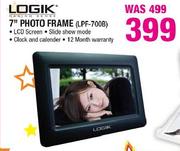 Logik 7" Photo Frame (LPF-700B)