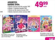 Barbie Assorted DVD's-Each