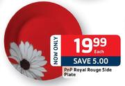 Pnp Royal Rouge Side Plate-Each