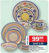 Pnp 20 Pcs. Handpainted Dinner Set-Per Set