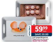 Pnp Large Melamine Tray-Each