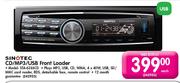 Sinotec CD/MP3/USB Front Loader-Each