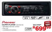 Pioneer CD/MP3 Player-Each