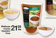  Platinum Chunky Vegetable Soup-600g