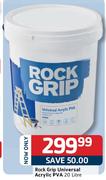 Rock Grip Universal Acrylic PVA-20 Litre Each
