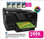 Hp 7-In -1 Colour Inkjet Printer Plus 4 Additional Inks-Each