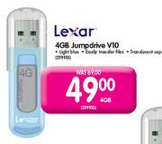 Lexar 4GB Jumpdrive V10-Each