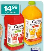 Cares Blended Fruit Squash Assorted-1.75L Each