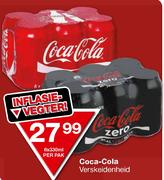 Coca-Cola Verskeidenheid-6 x 330ml Per Pak