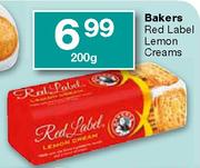 Bakers Red Label Lemon Creams-200g