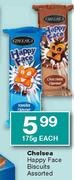 Chelsea Happy Face Biscuits Assorted-175g Each