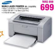 Samsung Mono Laser Printer(ML-2160/XFA)-Each