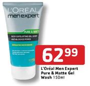L'Oreal Men Expert Pure & Matte Gel Wash-150ml