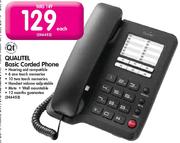 Qualitel Basic Corded Phone-Each