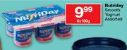Nutriday Smooth Yoghurt Assorted-6x100g