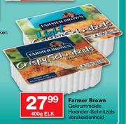 Farmer Brown Gekrummelde Hoender-Schnitzels Verskeidenheid-400g Elk