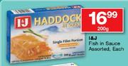 I&J Fish In Sauce Assorted-200g Each