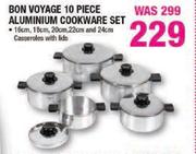 Bon Voyage 10 Piece Aluminium Cookware Set-Per Set