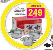 6 Piece Stainless Steel Cookware Set-Per Set