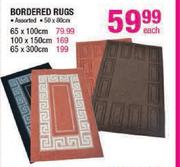 Bordered Rugs-Each
