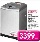 Defy 13Kg Laundromaid Top Load Washer(DTL130)