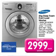 Samsung 6KG Deep Foam Front Load Washer(WF1602W5S)