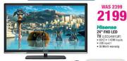 Hisense 24" FHD TV(LED24W12P)