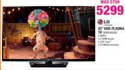 LG 42" HDR Plasma TV(50PA4500)